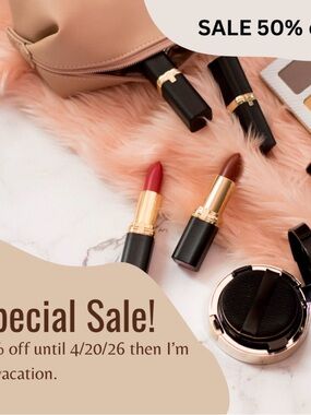 50% off sale until 4/20 then I’m on vacation